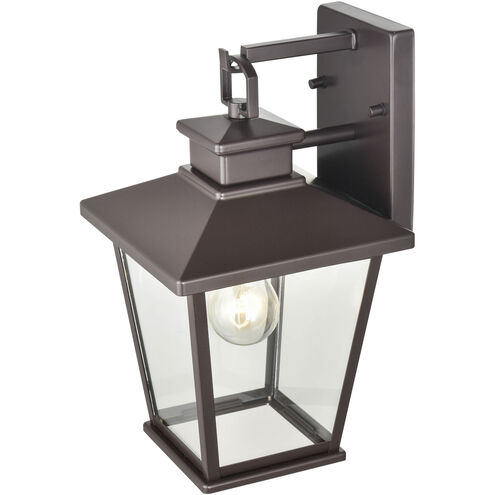 Bellmon 1 Light 13 inch Powder Coated Bronze Outdoor Wall Sconce